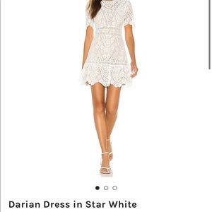 Saylor Darian dress in star white